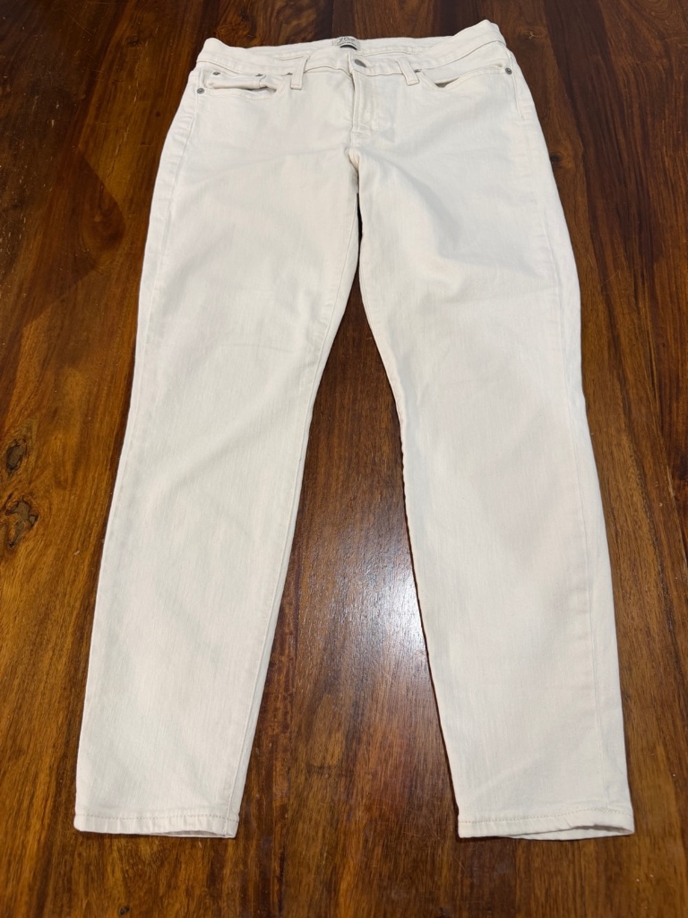 J. Crew Skinny Pants in Light Cream